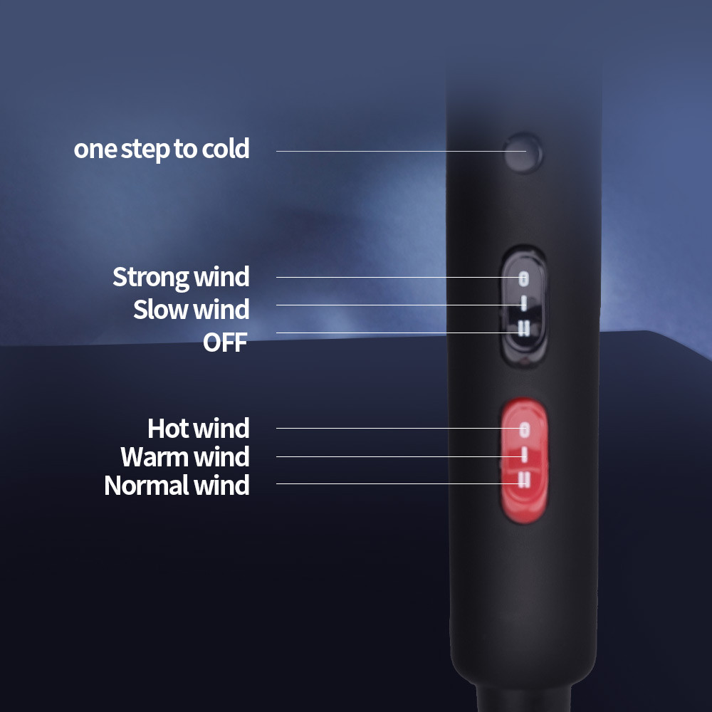 Hair Dryer High Power, Anion Fast Dry Blow Dryer, Professional Salon Use, Home Styling for Women