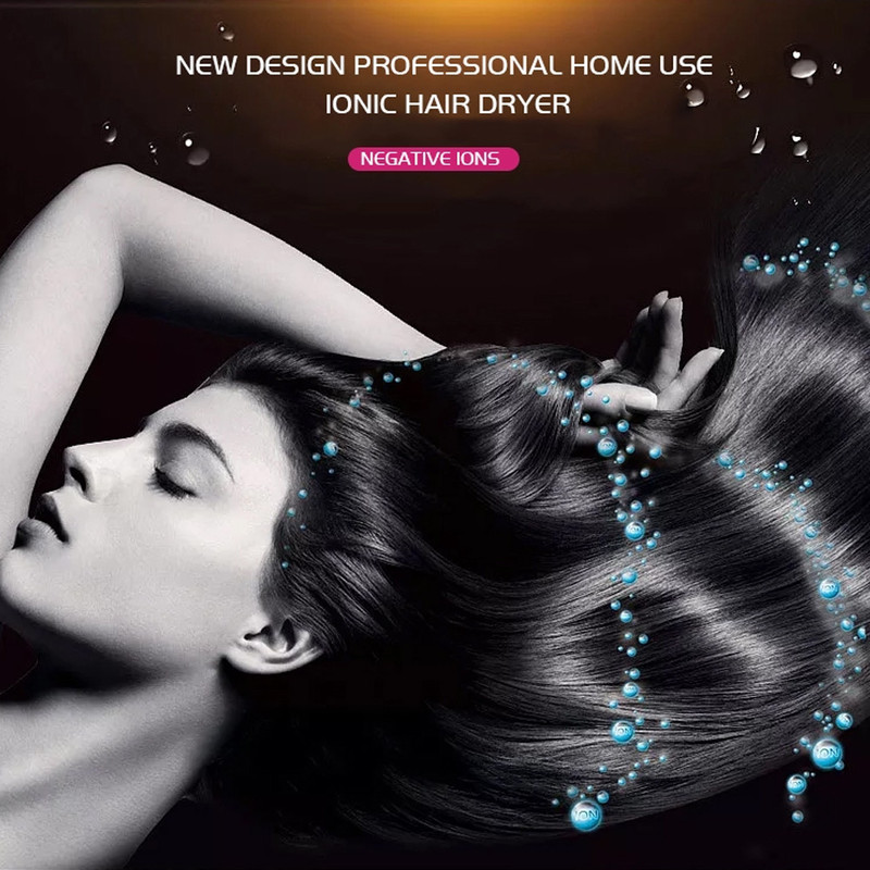 Hair Dryer High Power, Anion Fast Dry Blow Dryer, Professional Salon Use, Home Styling for Women