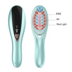 electric scalp massager comb updated design, hair growth application machine, hair brush comb for massage and relaxation
