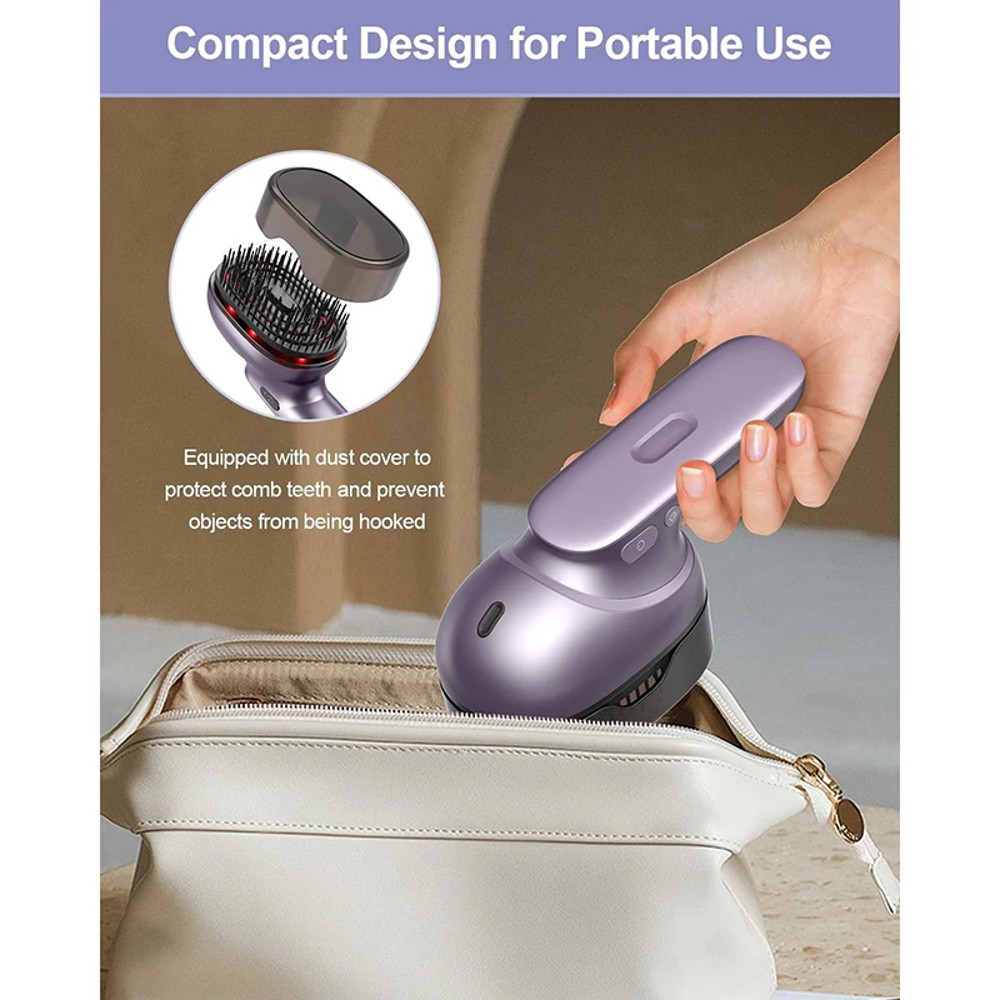 Portable Electric Scalp Massager Comb, Detachable Head Massage Brush, Essential Oil Atomizing Function