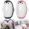 Penguin Washable Lint Remover Sticky Roller, Cute Portable Dust Cleaner for Clothes, Pet Hair, Reusable Travel Ball Tool