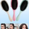 Oval Air Cushion Comb With Handle, Wheat Straw Styling Brush, Detangling Hair Brush for Professional Use