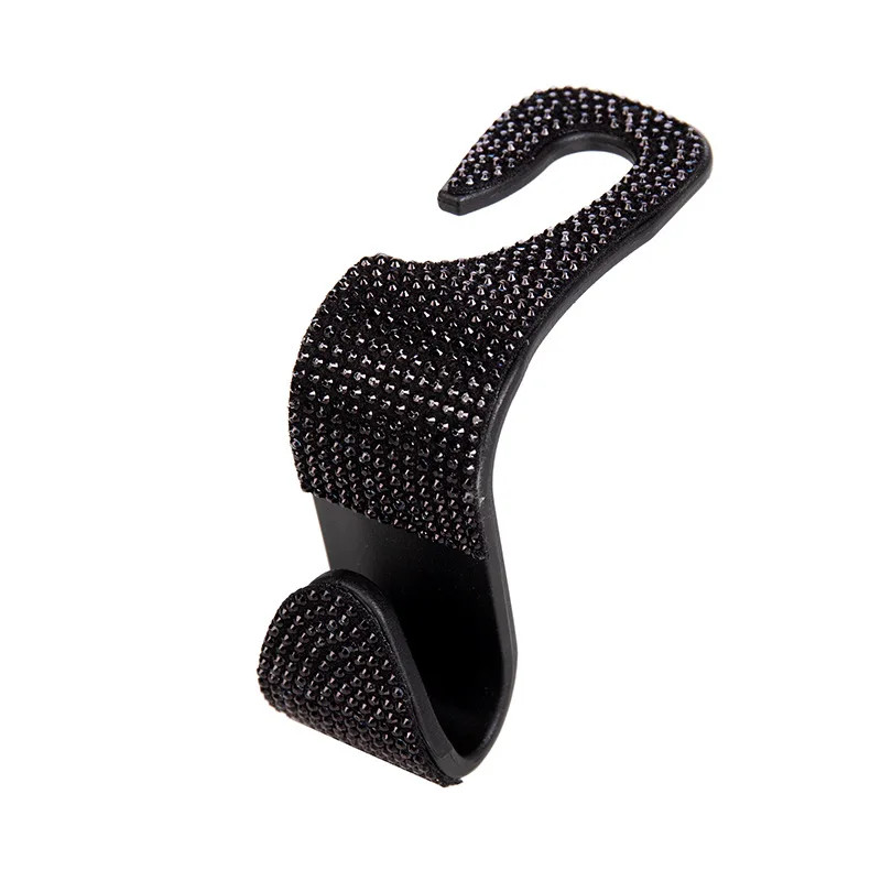 Car Seat Back Hook With Rhinestones Multifunction Headrest Storage Holder Hanging Organizer For Aut 10