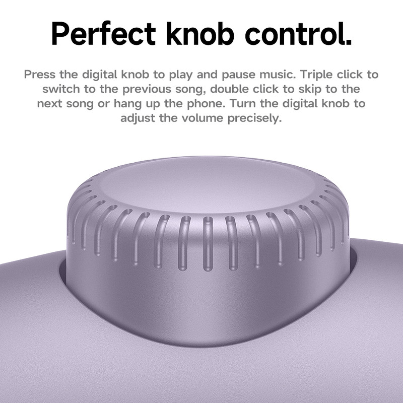 W65 Plus Over Ear Wireless Bluetooth Headphones, ANC Noise Canceling Sport Headsets, Hifi Sound Big Earphone