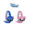 Disney Stitch Wireless Bluetooth Headphones, Foldable Stereo Headsets with Mic, Anime Cartoon Kids Gift
