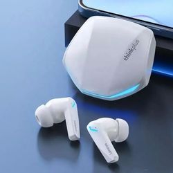 lenovo gm2 pro wireless headphones, stereo earbuds for iphone xiaomi, bluetooth earphones with noise reduction touch con