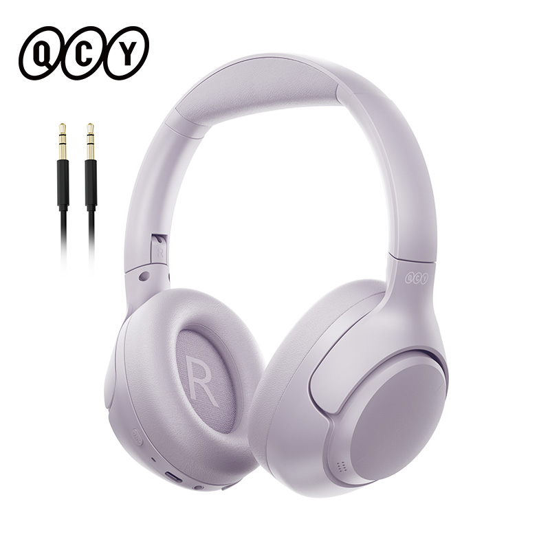 Bluetooth Hi Res Audio Over Ear Headset QCY H3 ANC Wireless Headphones Hybrid Noise Cancelling Earp 6