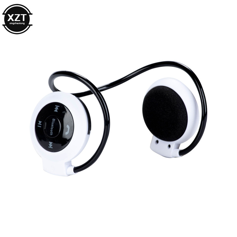 Waterproof Mini Wireless Bluetooth Headphones with Microphone, Stereo Sports Headphones, SD Card Music Player