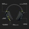 Logitech Bluetooth Wireless Gaming Headset Surround Sound Audio Over Ear Headphones For PC Laptop A 1