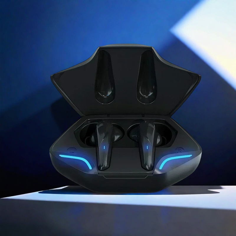 Wireless Bluetooth Gaming Earbuds with Mic, HiFi 9D Stereo Headset, Bass Audio Sound Positioning for Gamer