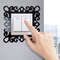 Acrylic Flower Switch Sticker for Single Light Socket, Finger Plate Panel Cover, Home Wall Decoration Sticker