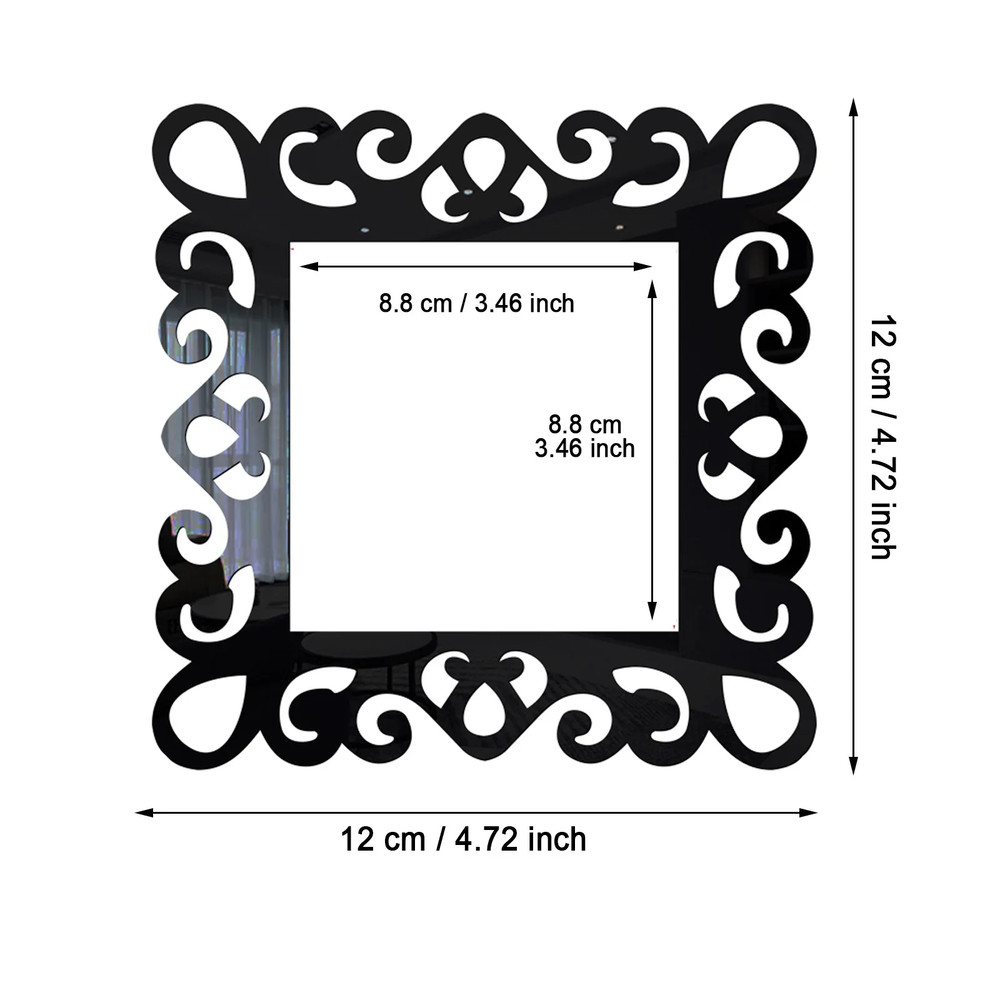 Acrylic Flower Switch Sticker for Single Light Socket, Finger Plate Panel Cover, Home Wall Decoration Sticker