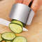 Stainless Steel Finger Protector for Kitchen Knife Cutting, Safe Chop Shield, Cooking Finger Guard, Durable Cut Gadget