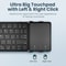 Rechargeable Foldable Wireless Bluetooth Keyboard for PC, Mac, Android, iOS, Portable Folding Keyboard for Travel