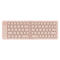 Compact Wireless VEOUT Folding Keyboard Black White Pink Purple, Portable Bluetooth Keyboard for iPhone Android Tablet