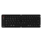 Compact Wireless VEOUT Folding Keyboard Black White Pink Purple, Portable Bluetooth Keyboard for iPhone Android Tablet