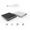 Aluminum Alloy Wireless Keyboard USB HUB with 28 Number Keys, USB Charging Dock, Cable Splitter, USB Disk Reader