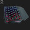 Portable 35 Keys Mini Wired Keyboard, USB One-handed Gaming Mechanical Keyboard, Ergonomic Gamer Keypad for PC Laptop