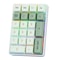 Wireless Numeric Keypad, Tri-mode Bluetooth, Mechanical Hot-Swap 21-Key Mini Keypad for Finance Users