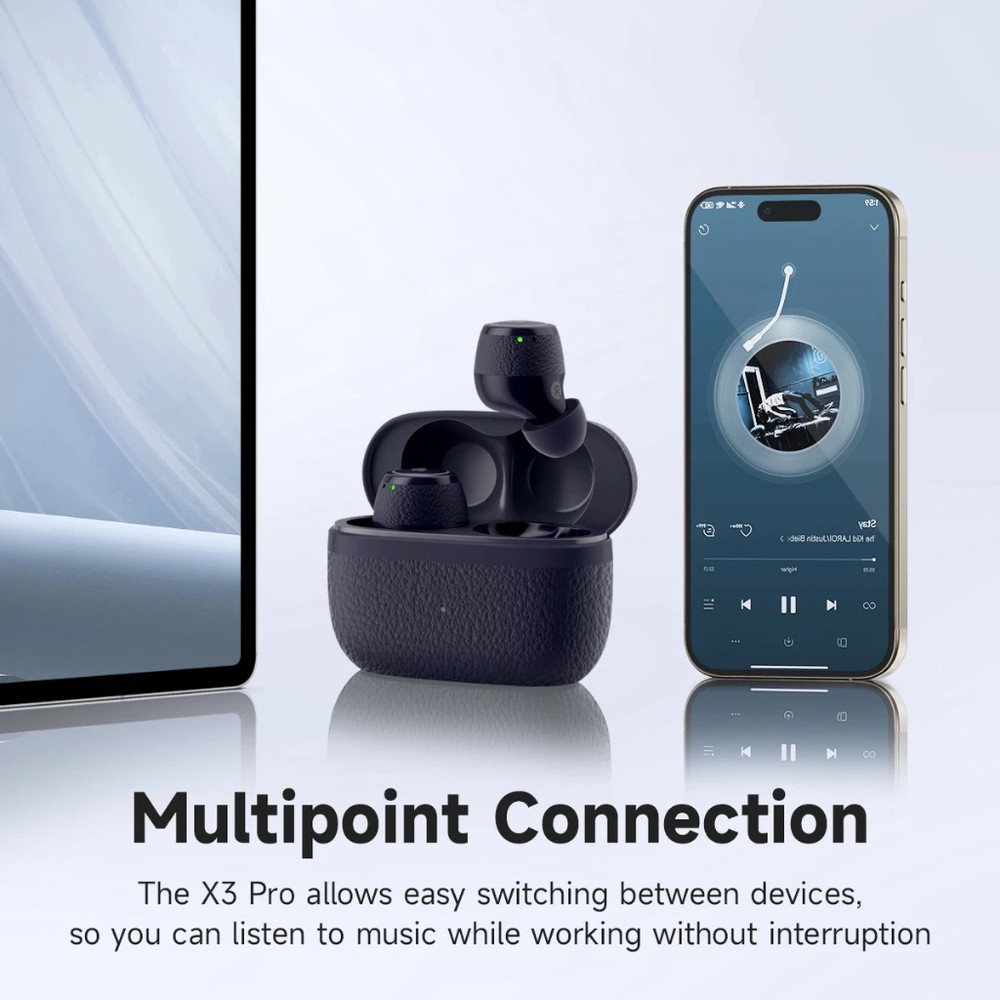 Edifier X3 Pro True Wireless Earbuds, Bluetooth V5.4, Noise Cancelling, Multipoint Connection, Lightweight, IP54 Rated