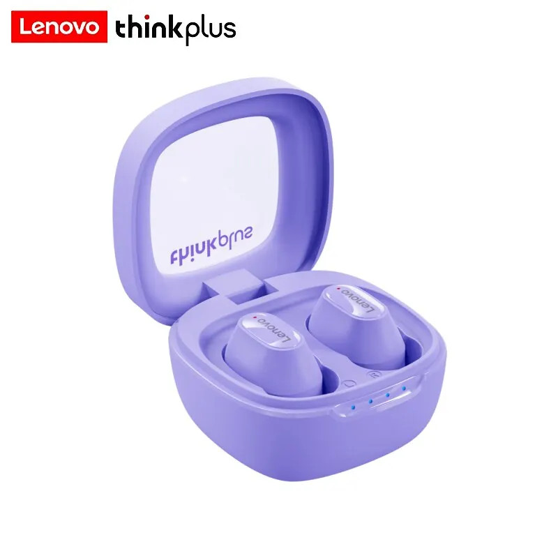 Lenovo TWS Bluetooth Earphones, Mini Wireless In Ear Headphones, Music Game Noise Cancelling Earbuds