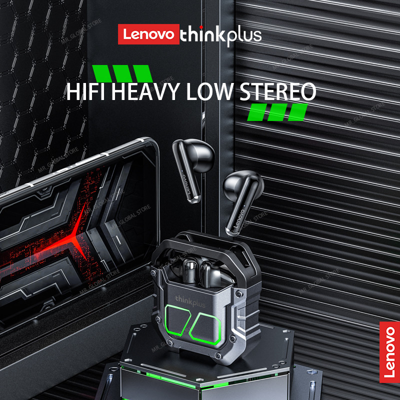 Lenovo Wireless Headphones TWS 53 Bluetooth Earphones HIFI Stereo Gaming Earbuds Noise Cancelling S 5