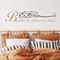 Bismillah Islamic Calligraphy Wall Art Sticker, Removable Vinyl Decal for Home & Mosque, Rahman Nir Rahim Decor