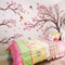 Extra Large Pink Cherry Blossom Tree Wall Stickers, Kids Room, Living Room Decoration with with Bird & Flower Decal