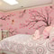 Extra Large Pink Cherry Blossom Tree Wall Stickers, Kids Room, Living Room Decoration with with Bird & Flower Decal