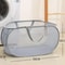 Horizontal Foldable Laundry Basket Large Capacity Mesh Cloth Breathable Laundry Hamper, Storage Baskets for Home