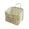 Elegant Pastoral Style Fabric Storage Basket, Washable, Foldable Sundries Organizer for Clothes, Stackable Picnic Basket