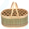 Handmade Woven Bamboo Decorative Egg Basket, Fresh Easter Props, Eggs Storage, Countertop Small Storage