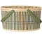 Handmade Woven Bamboo Decorative Egg Basket, Fresh Easter Props, Eggs Storage, Countertop Small Storage