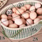 Handmade Woven Bamboo Decorative Egg Basket, Fresh Easter Props, Eggs Storage, Countertop Small Storage