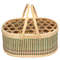Handmade Woven Bamboo Decorative Egg Basket, Fresh Easter Props, Eggs Storage, Countertop Small Storage
