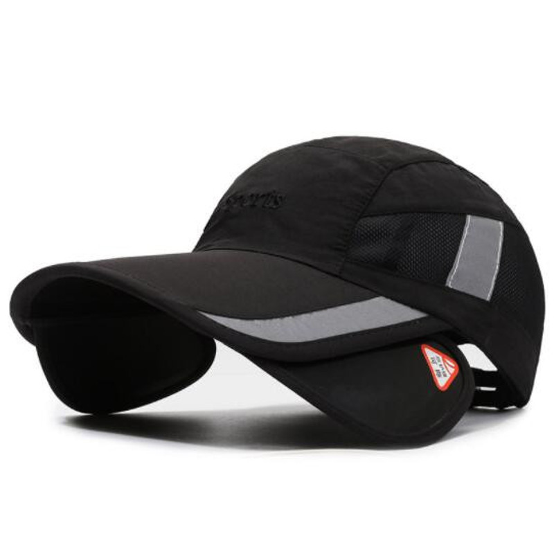 Breathable Baseball Caps for Men Women, New Summer Mesh Hats with Retractable Sun Visor, Sunscreen Fishing Cap