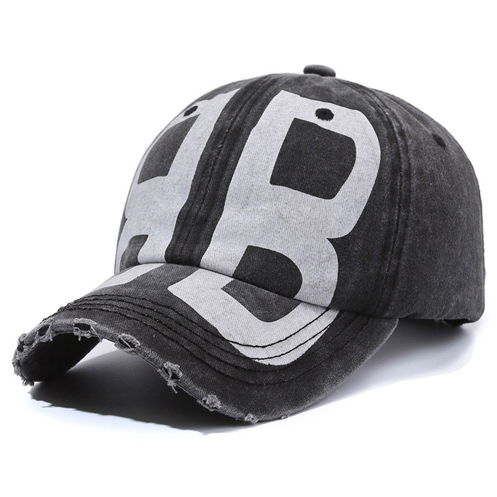 FS Big Letter Baseball Cap for Men, Cotton Luxury Women Hat, Korean Street Hip Hop Summer Cap