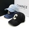 Cotton Letter C Denim Baseball Caps Casual Style Adjustable Cap For Men Women Spring Summer Hat 3