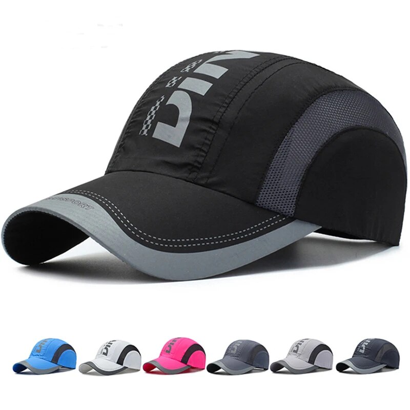 Outdoor Sports Cap Breathable Mesh Hat, New Summer Hat Quick Drying Cap, Lightweight Fashion Spring Baseball Cap