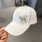Ladies Versatile Summer Cap, Rhinestone Butterfly Sun Hat, Fashion Sweat Absorbing Baseball Cap