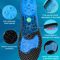 EVA Spring Orthotic Insoles, Silicone Orthopedic Shoe Sole Inserts, Flat Feet Arch Support, Plantar Fasciitis Foot Care