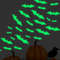 Glow Halloween Wall Stickers, Glow In The Dark Window Decals, Bat Decal, Haunted House, Halloween Holiday Decor