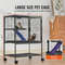 Metal Ferret Cage With Wheels Large 4Level Small Animal Cage For Hamster Rat Guinea Pig Chinchilla  2