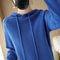 Hooded Sweater Woman, Autumn Winter Warm Knit Tops, Long Sleeve Pullover, Fashion Jumper, Solid Casual Bottoming