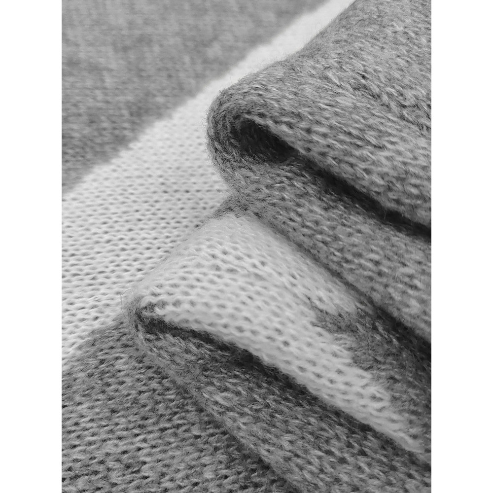 New Womens Casual Loose Sweater, V Neck Woolen Top, Large Size Geometric Pattern Pullover