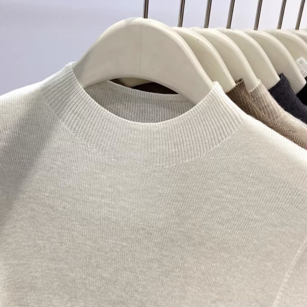 Women's Slim Fit Turtleneck Sweater, Warm Knitwear Pullover, Casual Winter Jumpers, Fashion Base Layer Tops