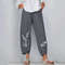 Elegant Autumn Joggers, Street Wear Women Clothes, Cotton Linen Sweatpants, Casual Women Pants