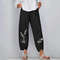 Elegant Autumn Joggers, Street Wear Women Clothes, Cotton Linen Sweatpants, Casual Women Pants