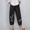 Elegant Autumn Joggers, Street Wear Women Clothes, Cotton Linen Sweatpants, Casual Women Pants