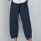 Elegant Autumn Joggers, Street Wear Women Clothes, Cotton Linen Sweatpants, Casual Women Pants